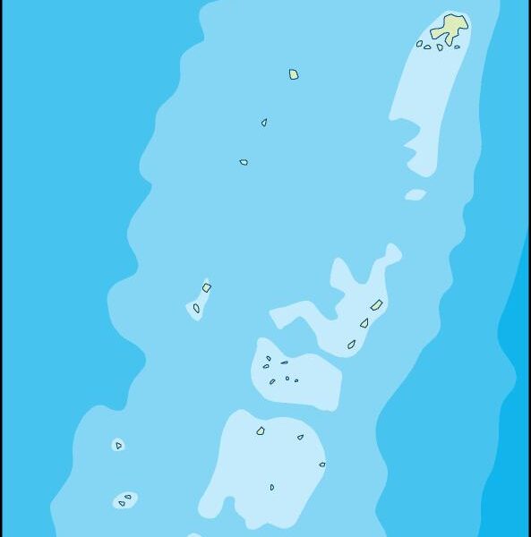 tonga illustrator mapa físico digital