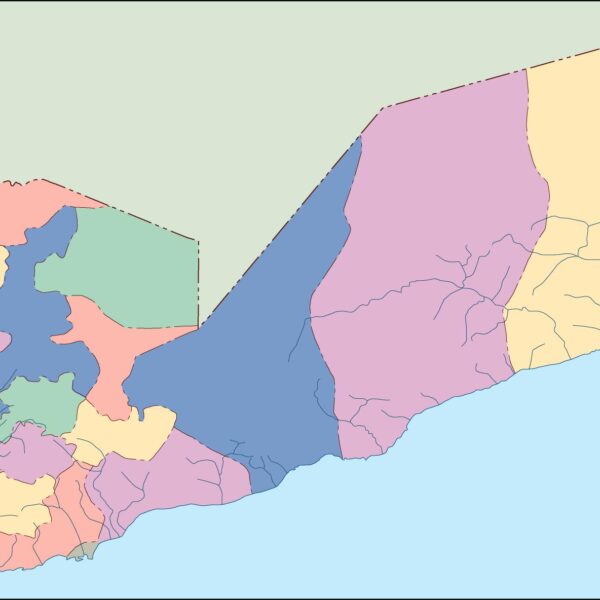yemen mapa mudo vectorial