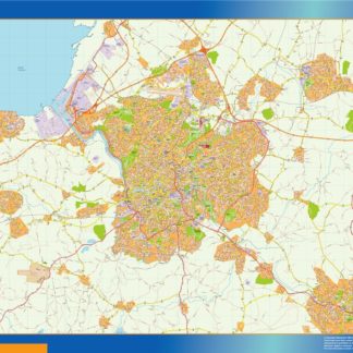 bristol vector mapa illustrator