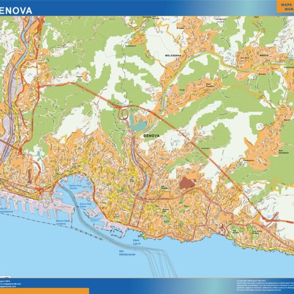 mappa eps genoa illustrator