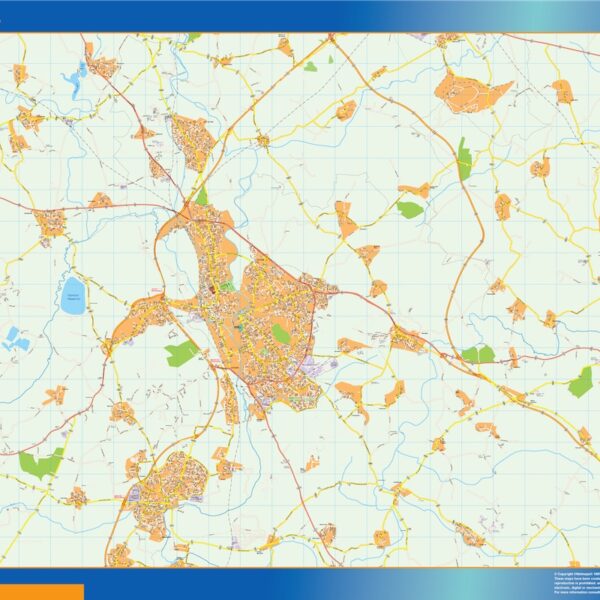 oxford vector mapa illustrator