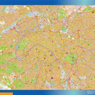 paris carte illustrator mapa EPS