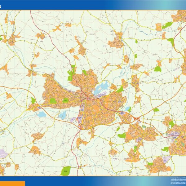 reading vector mapa illustrator