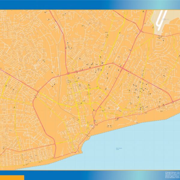 Accra vector mapa digital