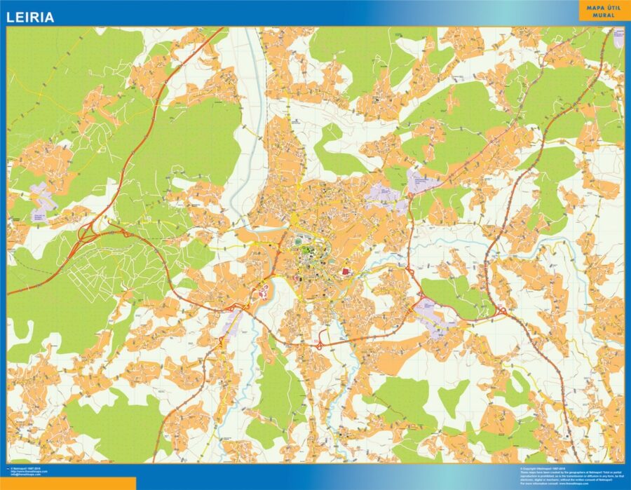 Leiria mapa digital