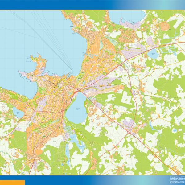 Tallinn vector mapa digital