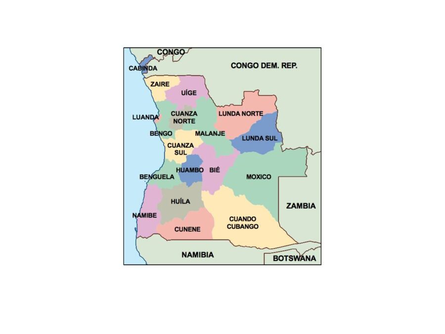 angola powerpoint mapa presentaciones