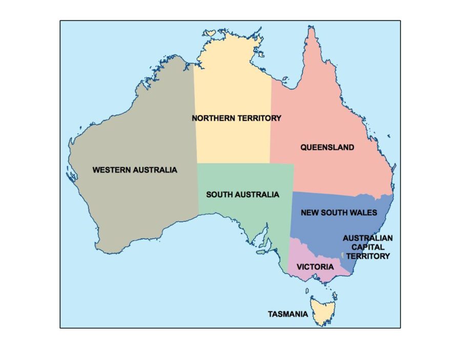 australia powerpoint mapa presentaciones