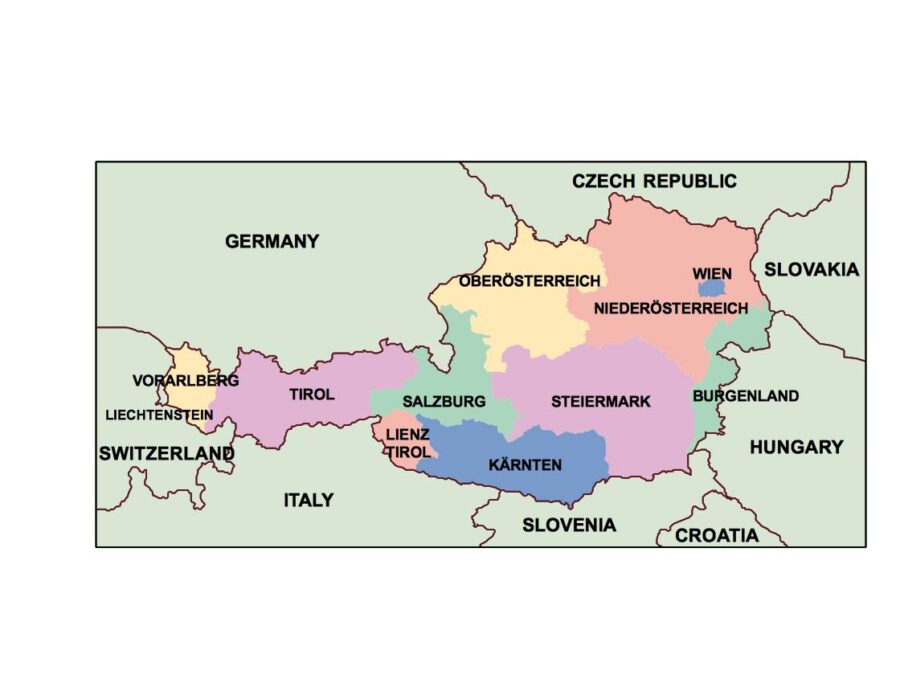 austria powerpoint mapa presentaciones