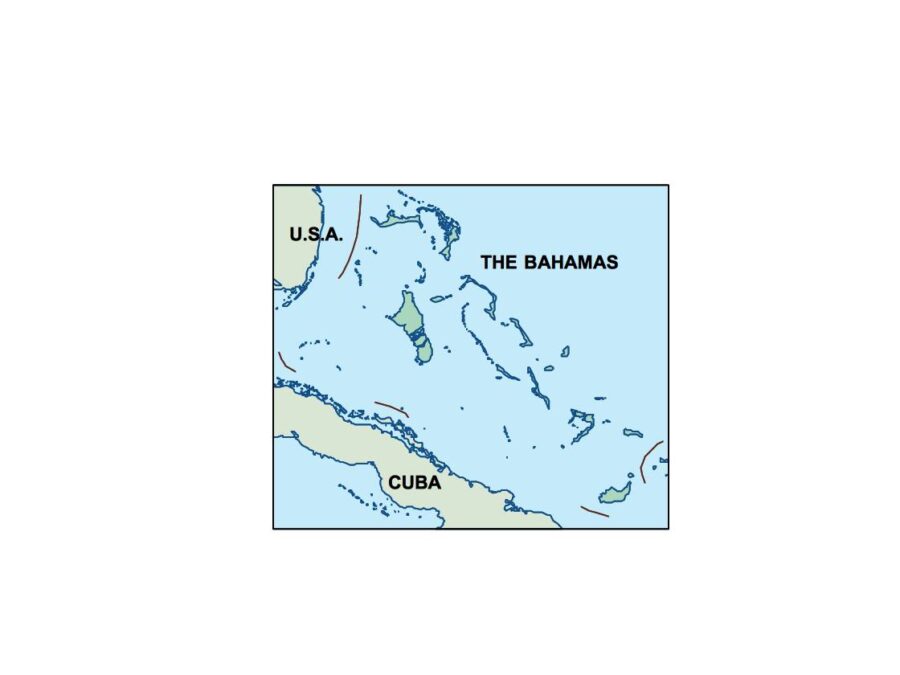 bahamas powerpoint mapa presentaciones