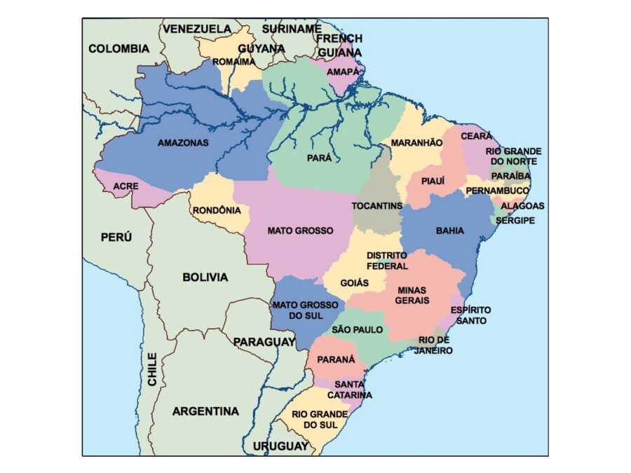 brazil powerpoint mapa presentaciones
