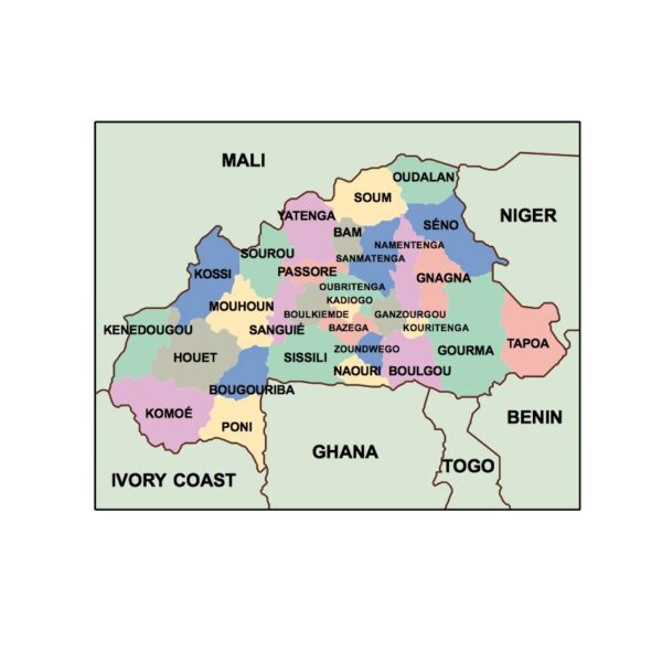 burkina faso powerpoint mapa presentaciones