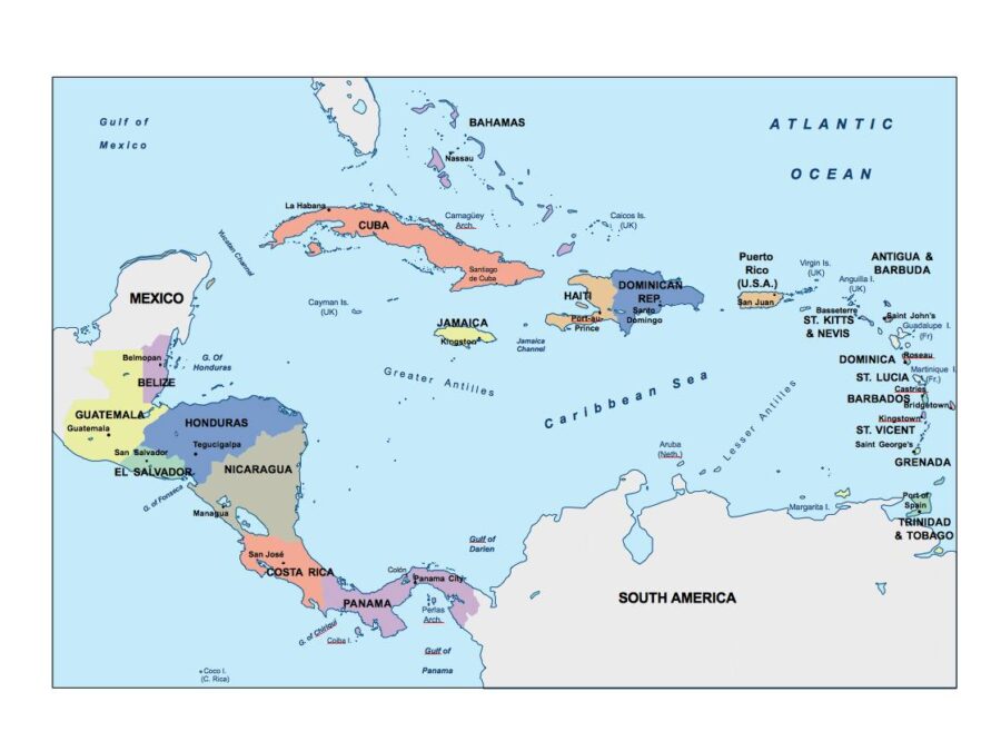 central america powerpoint mapa presentaciones