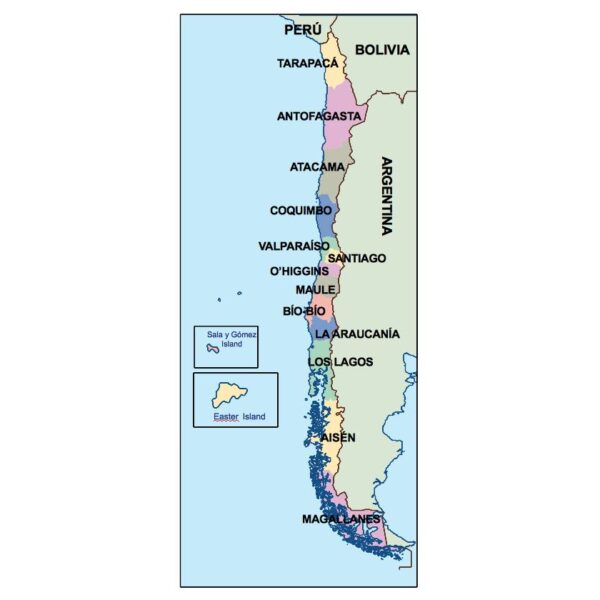chile powerpoint mapa presentaciones