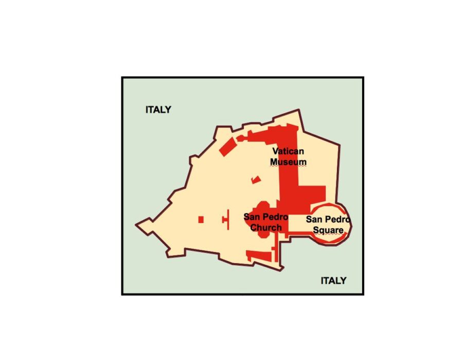 city of vatican powerpoint mapa presentaciones