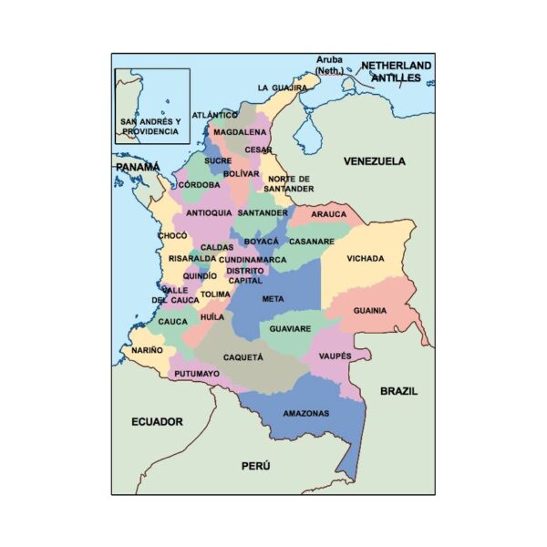 colombia powerpoint mapa presentaciones
