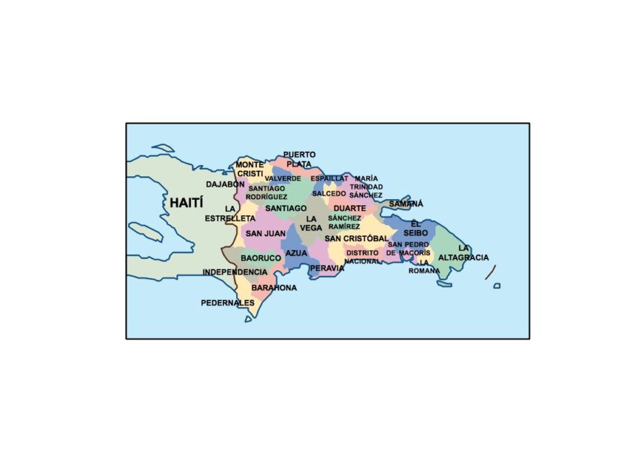 dominican republic powerpoint mapa presentaciones