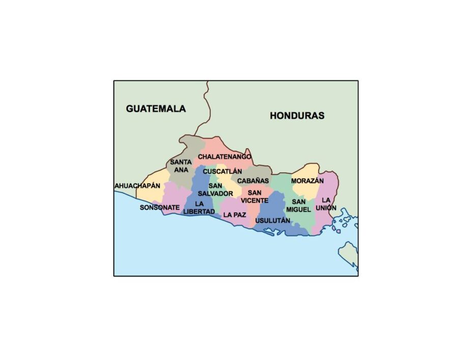 el salvador powerpoint mapa presentaciones
