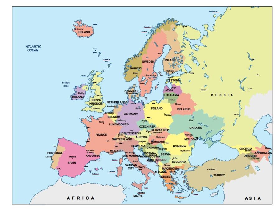 europe powerpoint mapa presentaciones