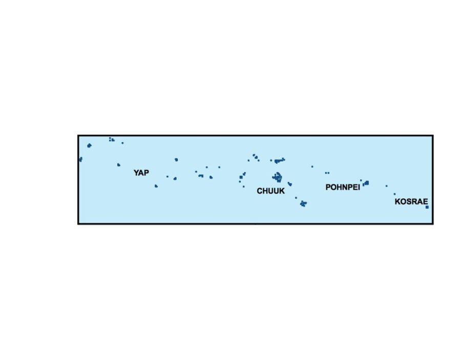 federated states of micronesia powerpoint mapa presentaciones