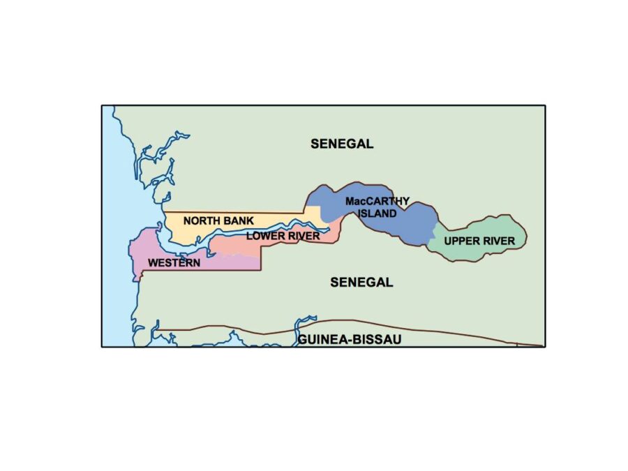 gambia powerpoint mapa presentaciones