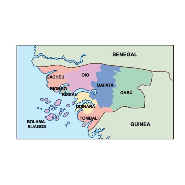 guinea bissau powerpoint mapa presentaciones