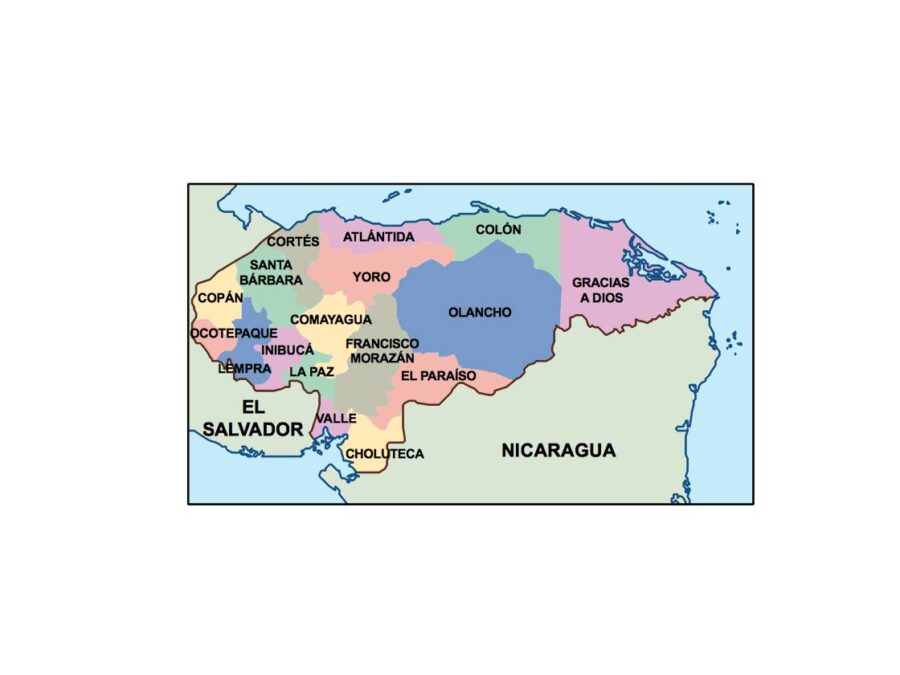 honduras powerpoint mapa presentaciones