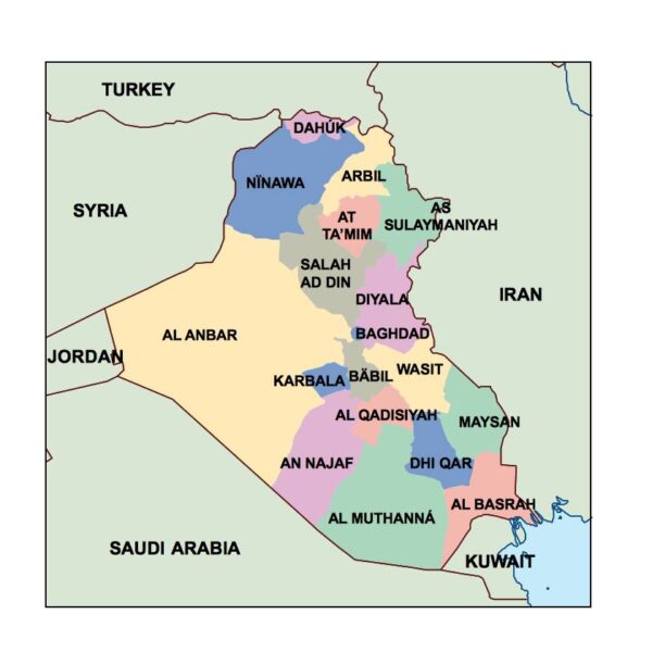 iraq powerpoint mapa presentaciones