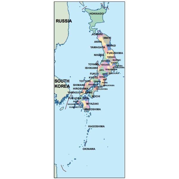 Japón powerpoint mapa presentaciones