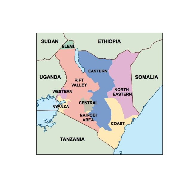 kenya powerpoint mapa presentaciones