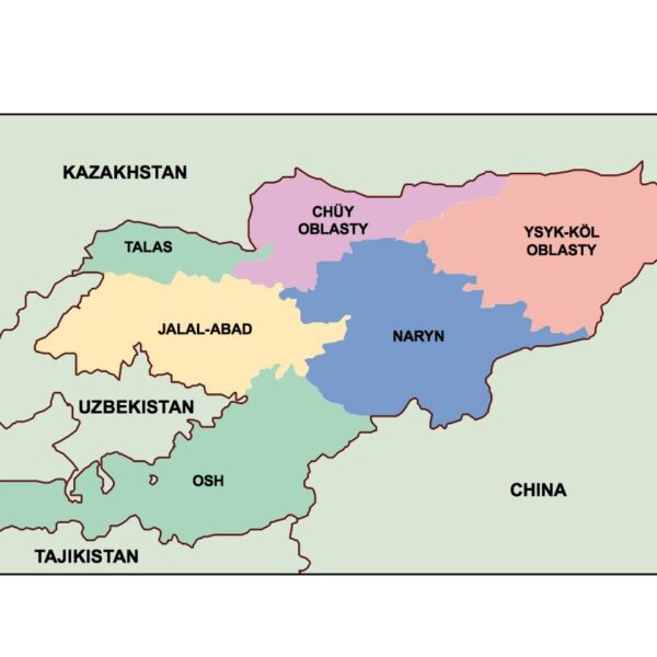 kyrgyzstan powerpoint mapa presentaciones