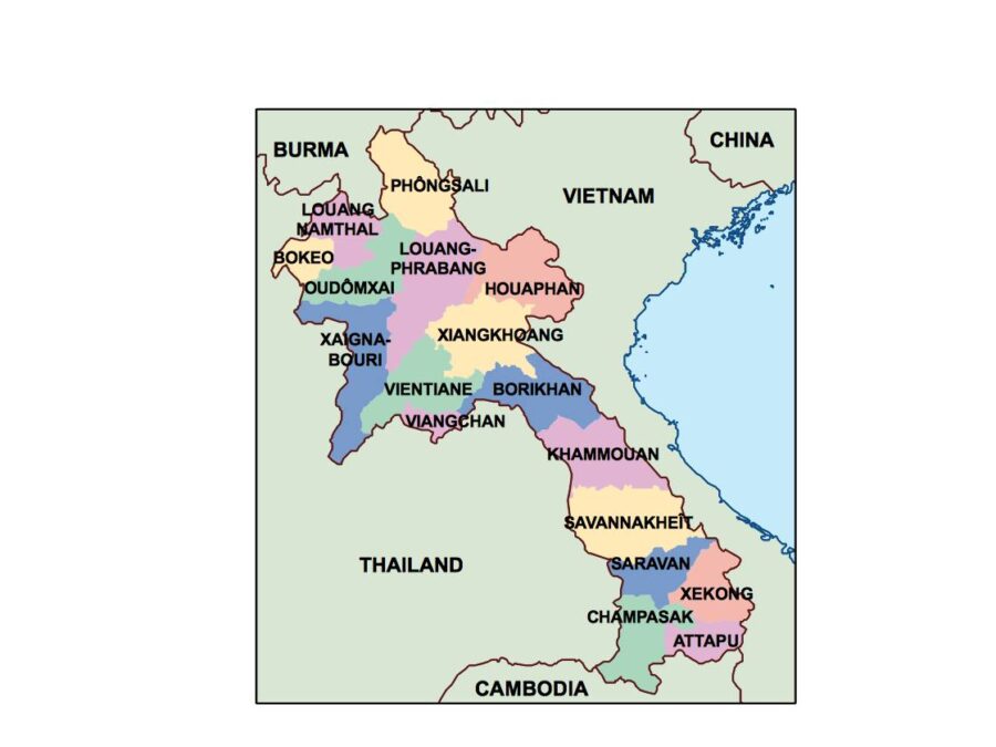 laos powerpoint mapa presentaciones