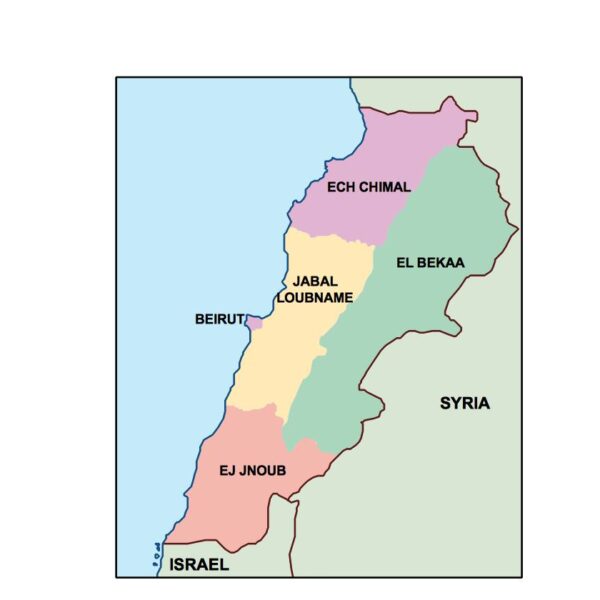 lebanon powerpoint mapa presentaciones