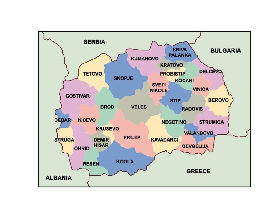 macedonia powerpoint mapa presentaciones