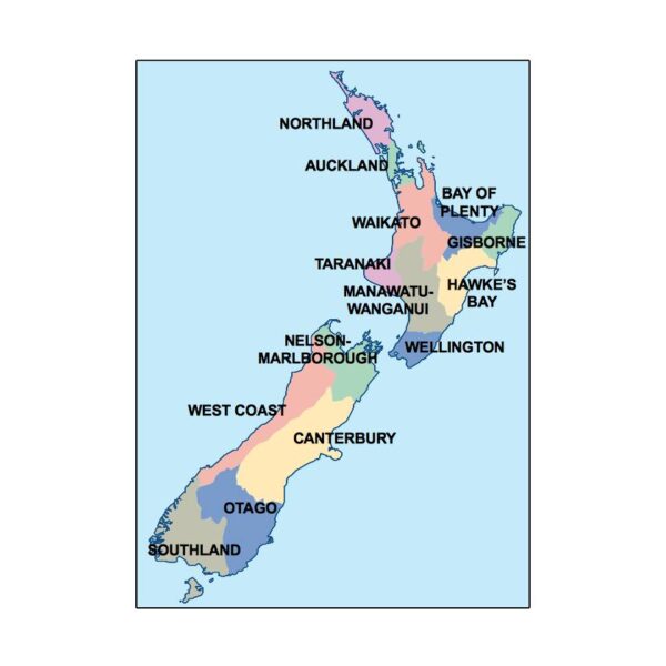 new zealand powerpoint mapa presentaciones