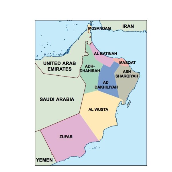 oman powerpoint mapa presentaciones