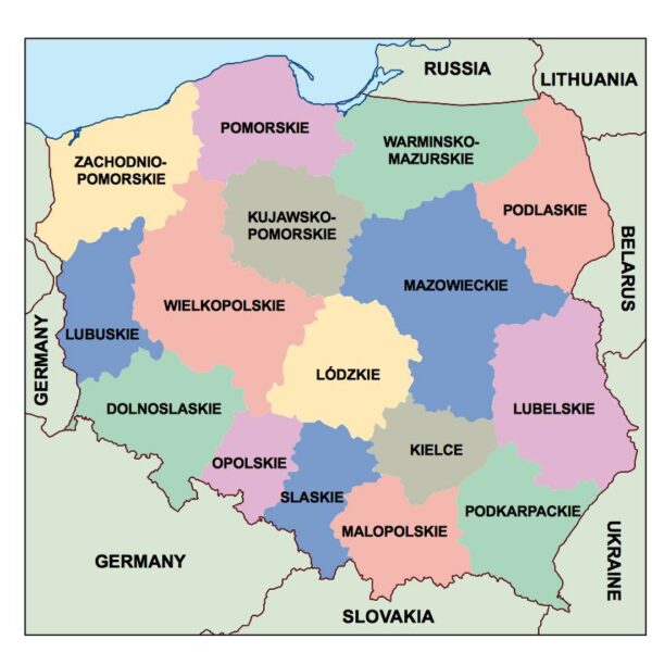 Polonia powerpoint mapa presentaciones