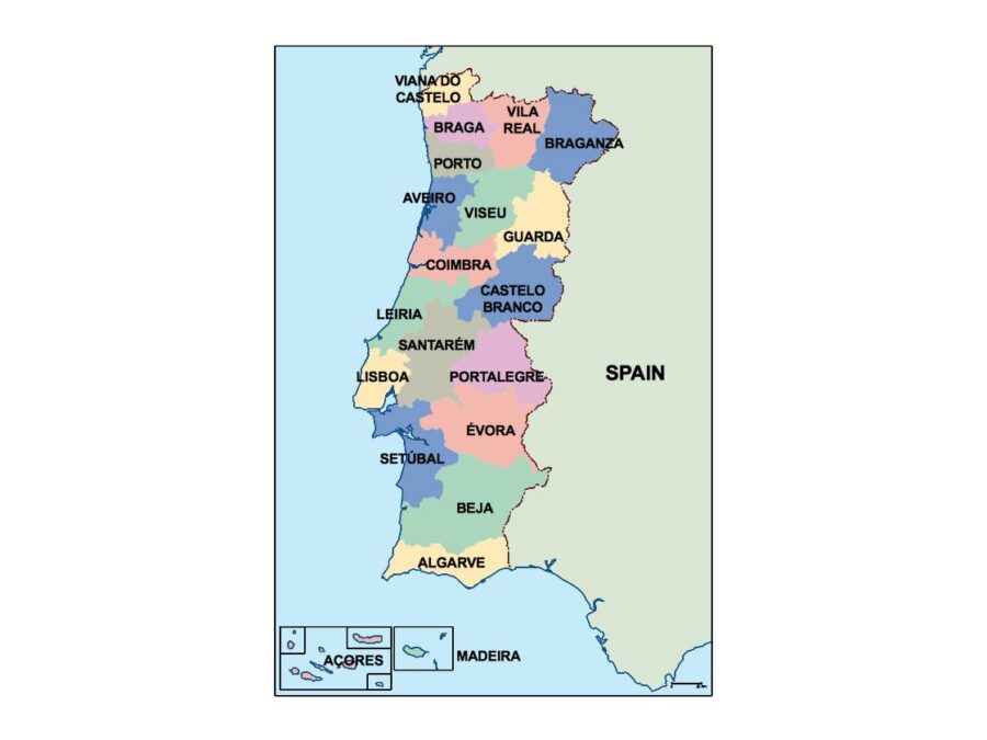 portugal powerpoint mapa presentaciones