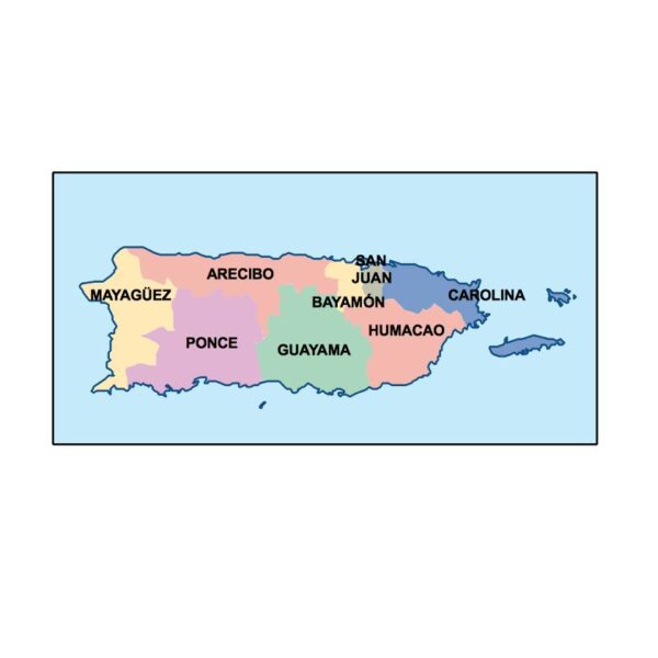 puerto rico powerpoint mapa presentaciones