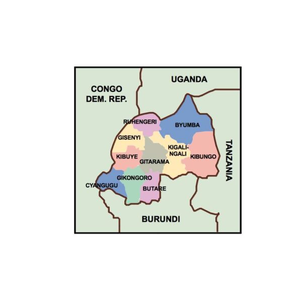 rwanda powerpoint mapa presentaciones