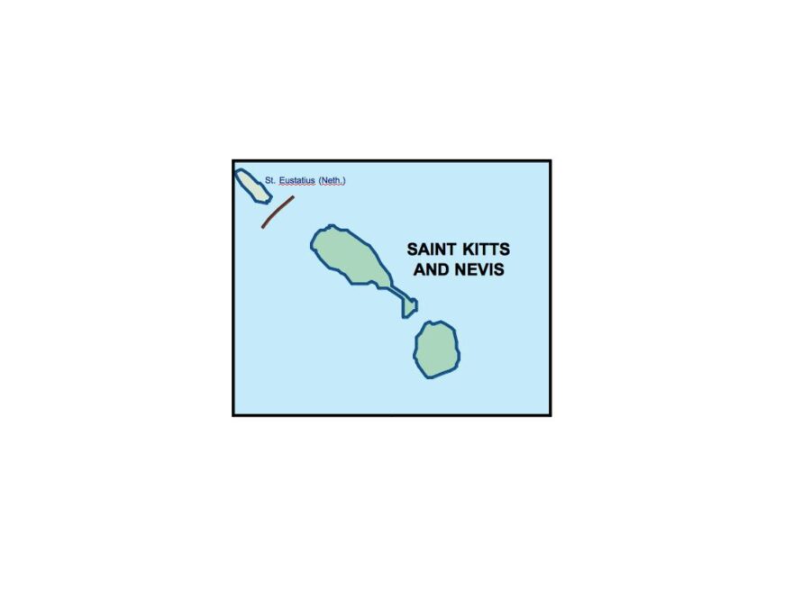 saint kitts and nevis powerpoint mapa presentaciones