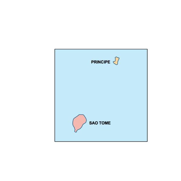 sao tome and principe powerpoint mapa presentaciones