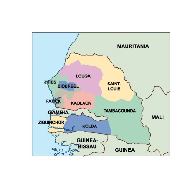 senegal powerpoint mapa presentaciones