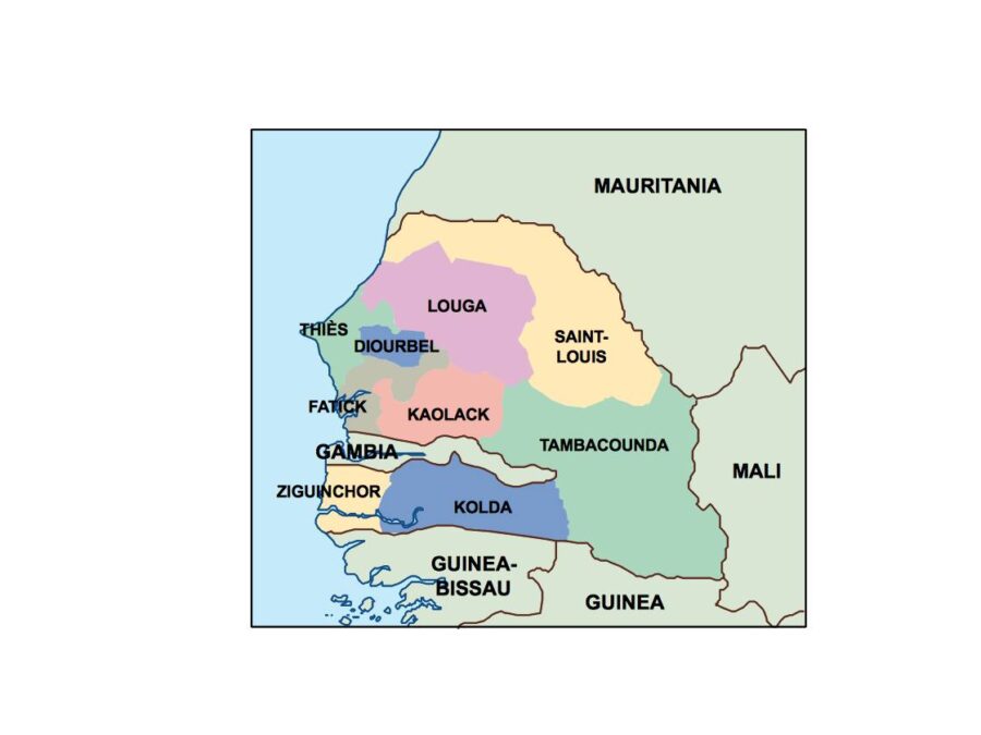 senegal powerpoint mapa presentaciones