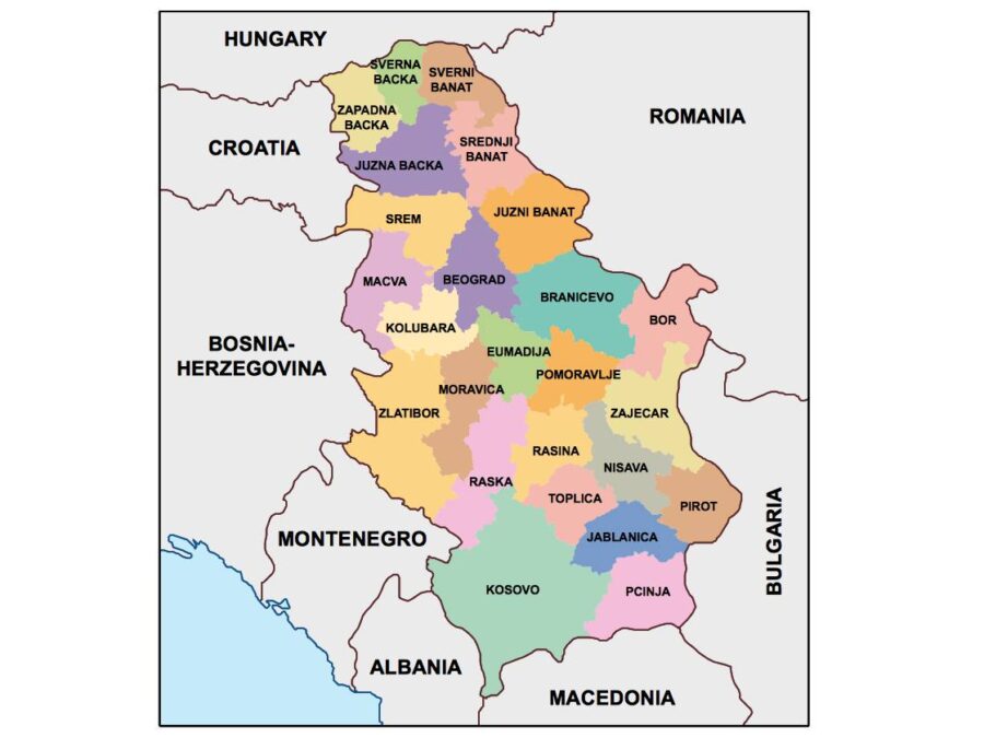 serbia powerpoint mapa presentaciones