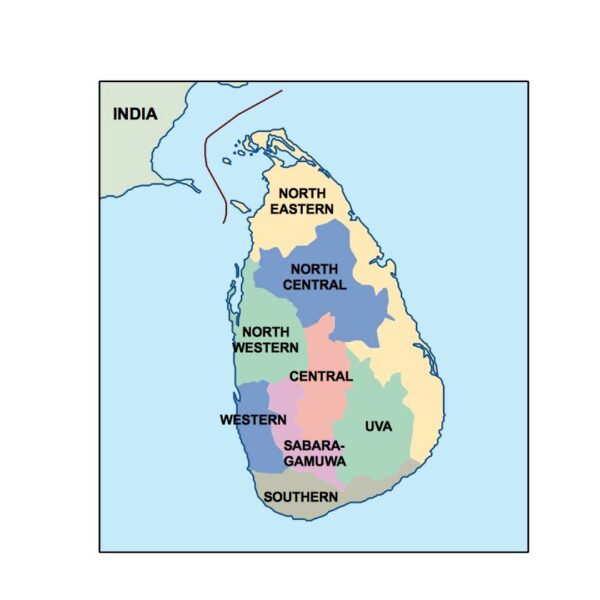 sri lanka powerpoint mapa presentaciones