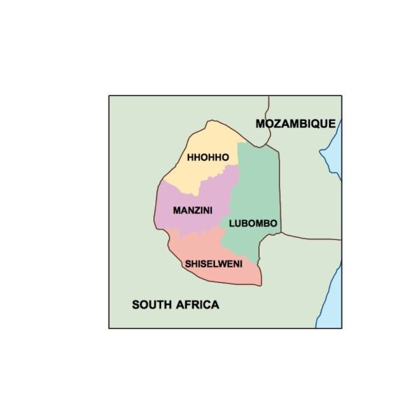 swaziland powerpoint mapa presentaciones