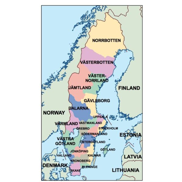 Suecia powerpoint mapa presentaciones