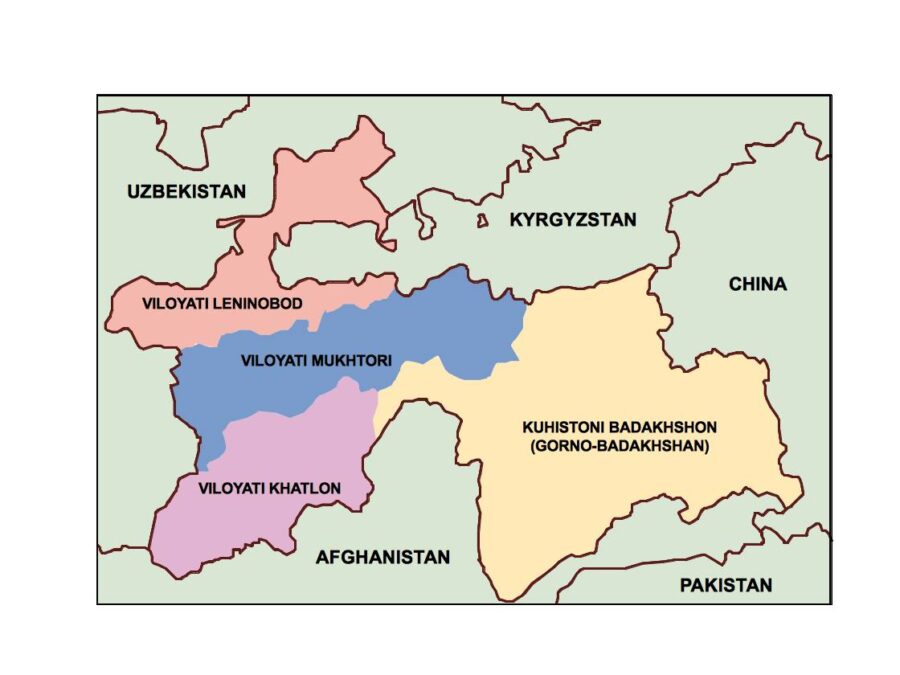 tajikistan powerpoint mapa presentaciones