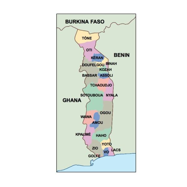 togo powerpoint mapa presentaciones